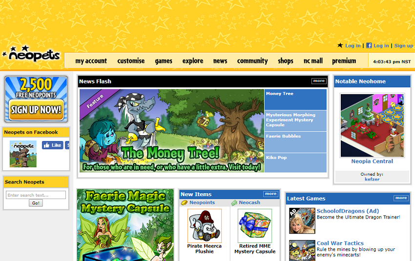 Neopets Games