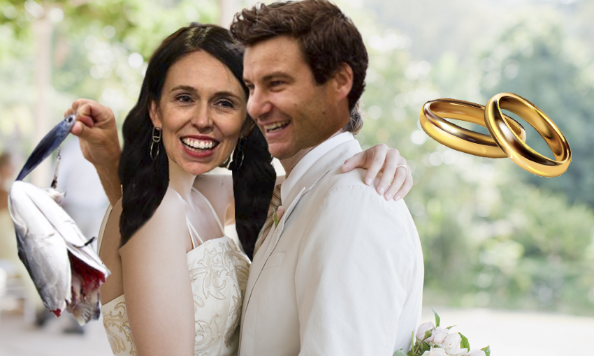 Jacinda and Clarke: the wedding planner | The Spinoff