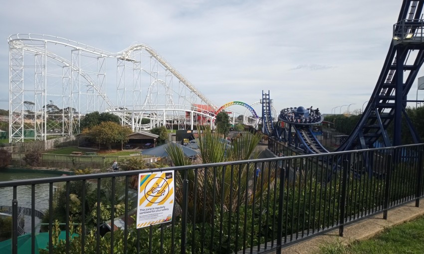 Reopening day at Rainbow’s End under alert level two The Spinoff